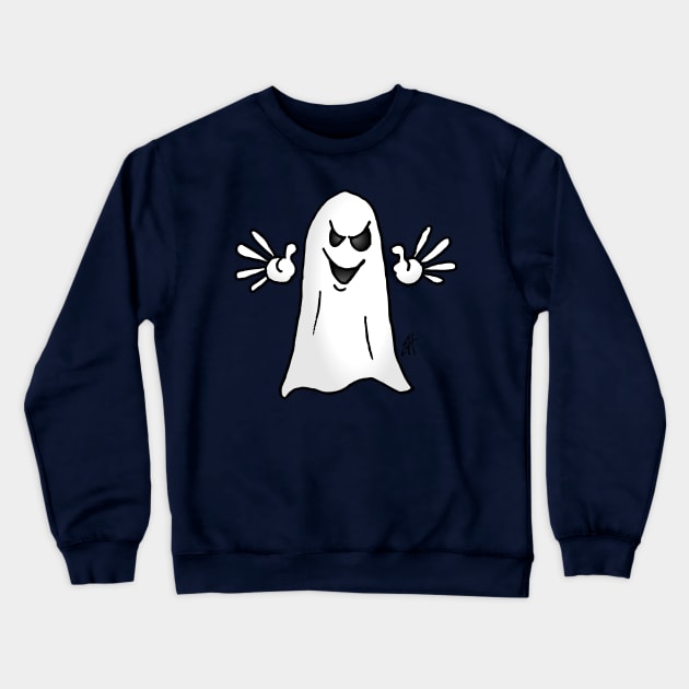 Ghost Crewneck Sweatshirt by Cardvibes